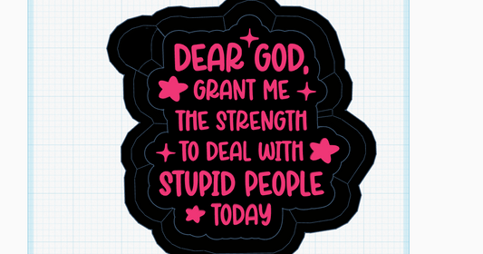 Dear God Silicone Mold