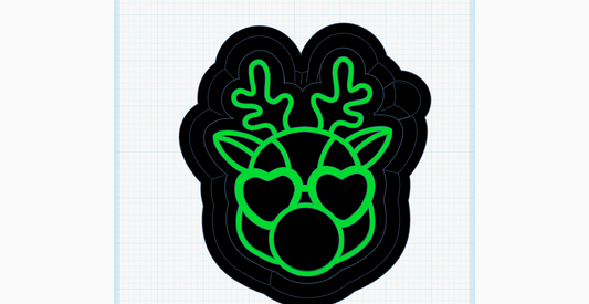 Deer Bubble Silicone Mold