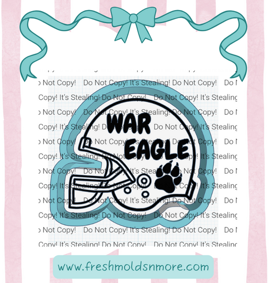 War Eagle Helmet Silicone Mold