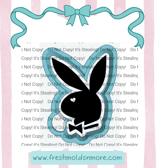 Play Bunny with Heart Eye Silicone Mold