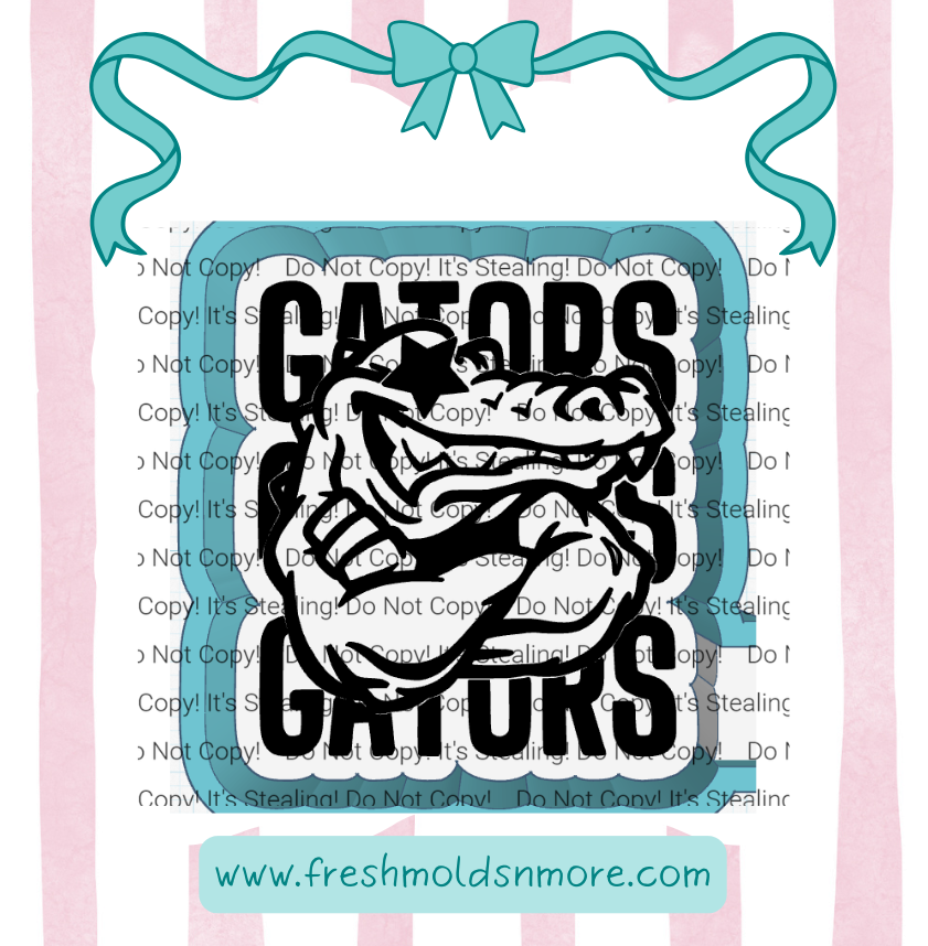Gators Stacked Silicone Mold