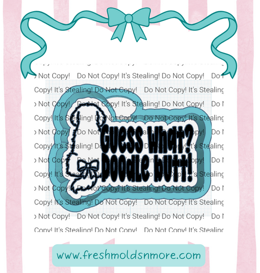 Doodle Butt Silicone Mold