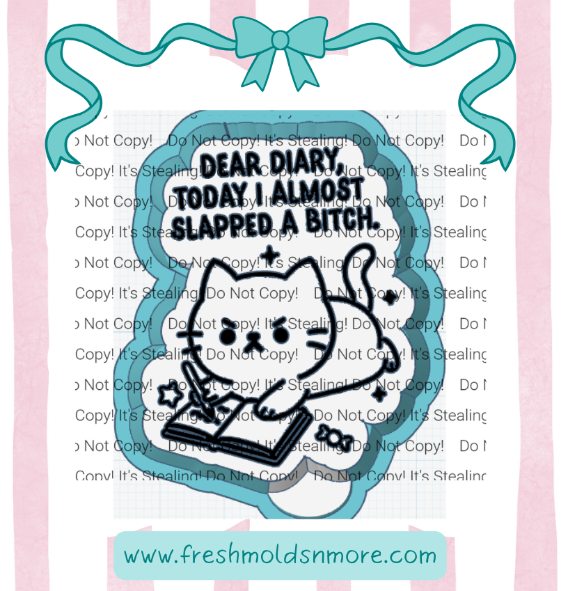 Dear Diary Silicone Mold