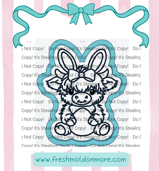 Easter "Hairy Coo" Insert for Silicone Mold