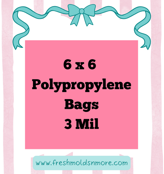 *SOLD OUT*  6 x 6 Polypropylene Bags 3 Mil, with Hanging Hole, 100 count