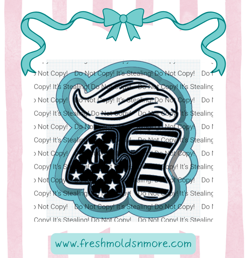 Trump 47 Silicone Mold