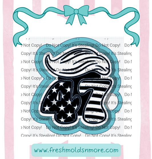 Trump 47 Silicone Mold