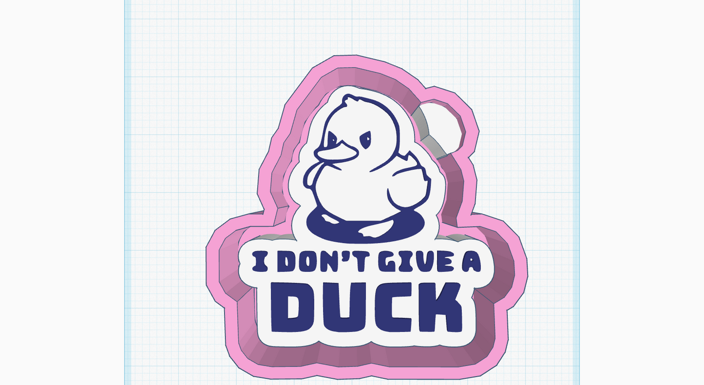Don't Give a Duck Silicone Mold