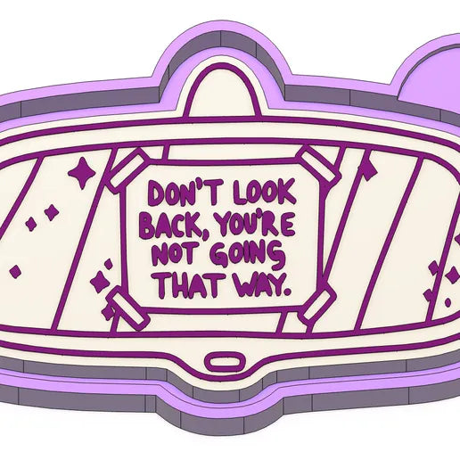Don't Look Back Mirror Silicone Mold
