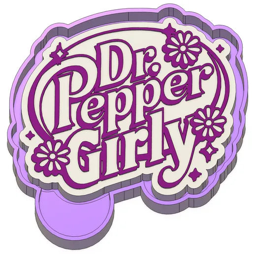 Dr Pepper Girly Silicone Mold