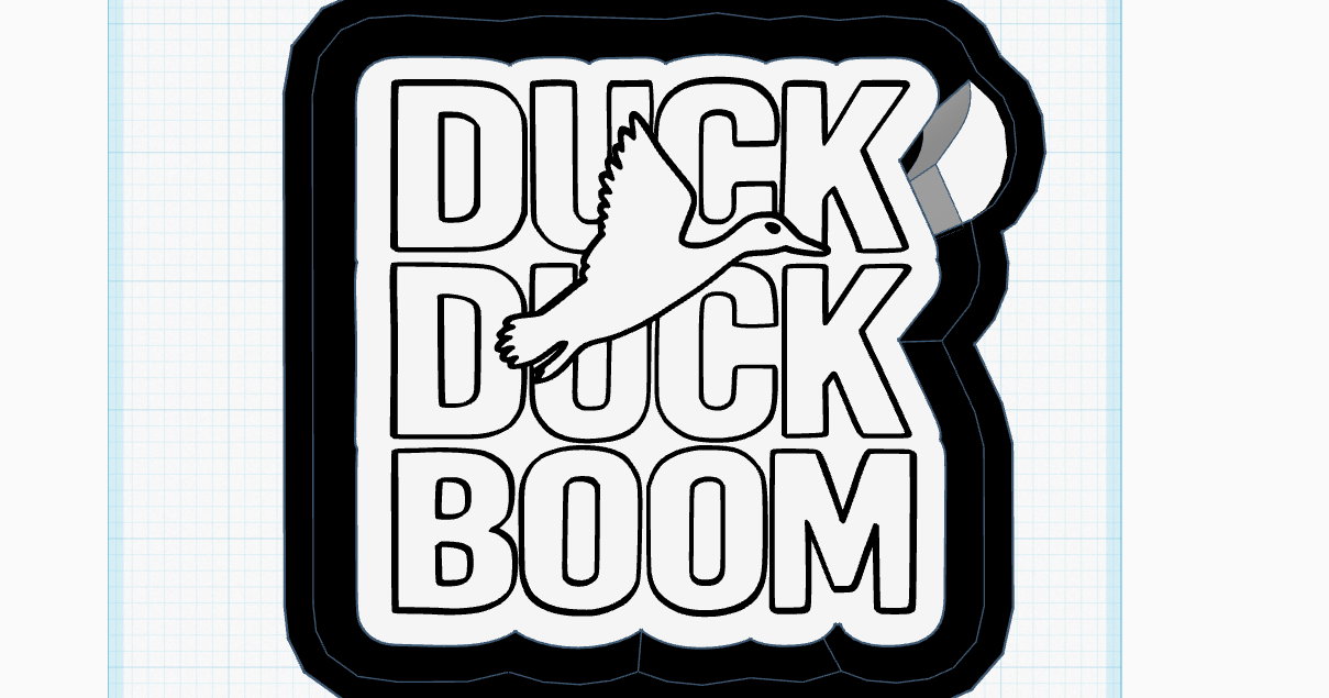 Duck Duck Boom Silicone Mold