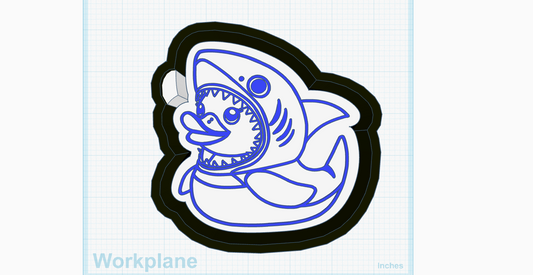 Ducky Shark Silicone Mold