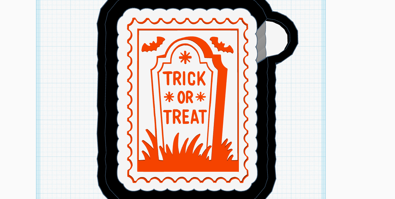 Trick or Treat Tombstone Silicone Mold
