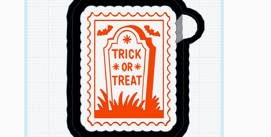 Trick or Treat Tombstone Silicone Mold