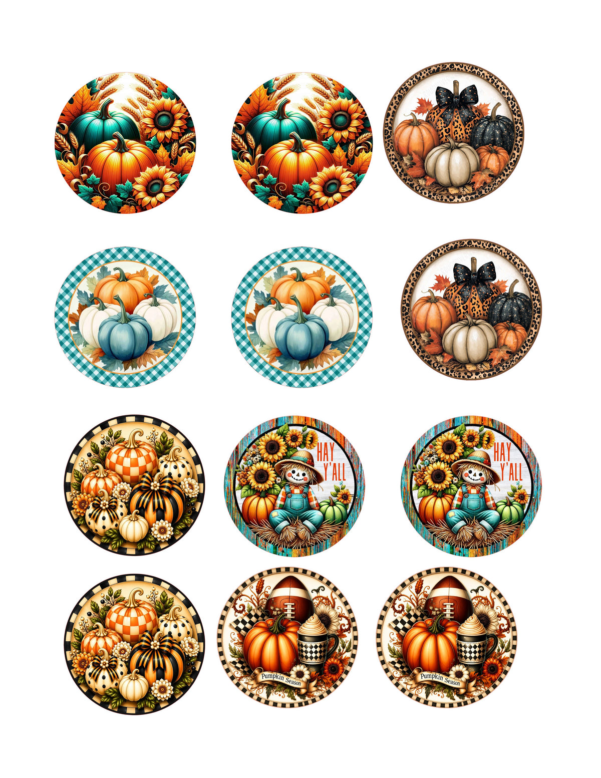2" inch Custom Cardstock Rounds