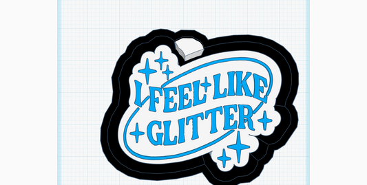 Feel Like Glitter Silicone Mold