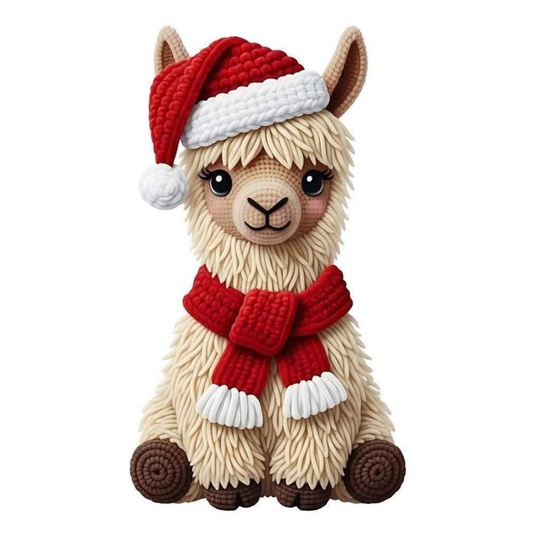 Festive Llama Cardstock Silicone Mold