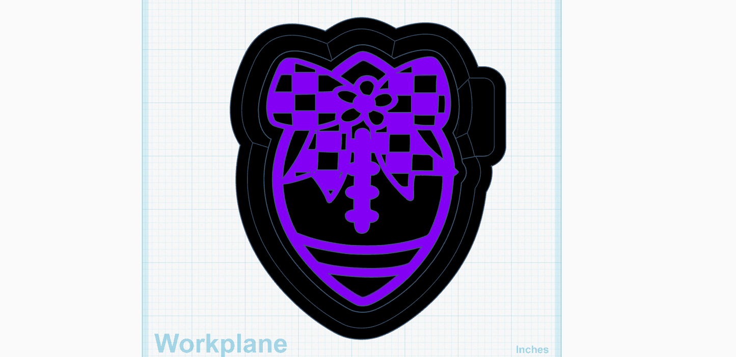 Football with Bow Silicone Mold