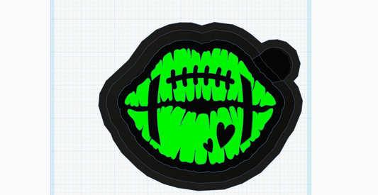 Football Lips Silicone Mold