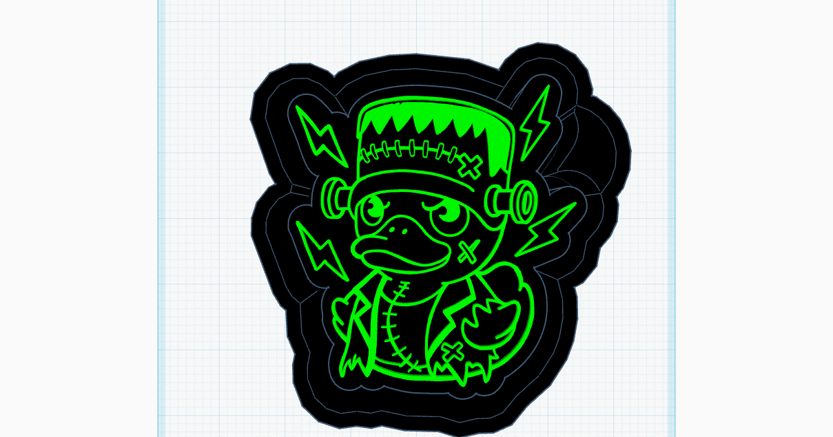 Frankenduck Silicone Mold