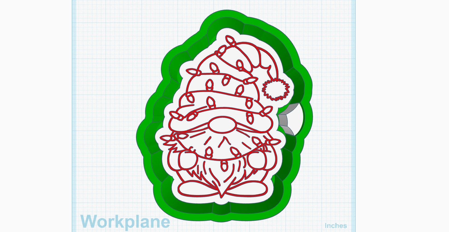 Gnome with Lights Silicone Mold