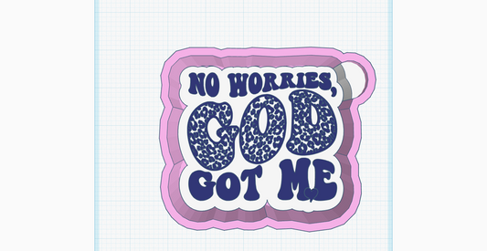 God's Got Me Silicone Mold