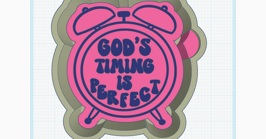 God's Timing Silicone Mold