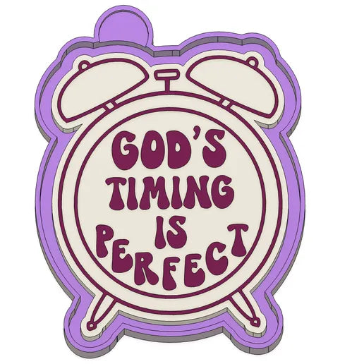 God's Timing Silicone Mold