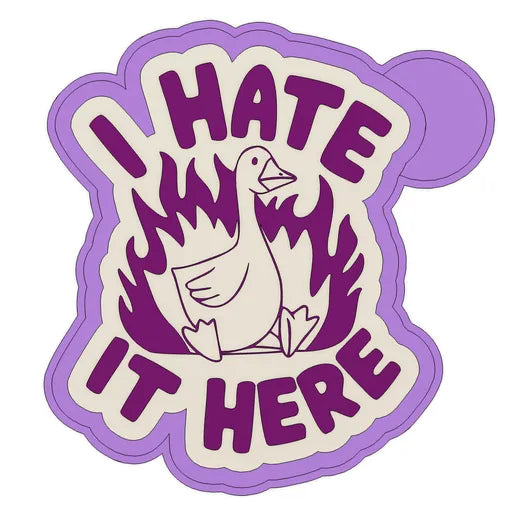 Goose Hate it Here Silicone Mold