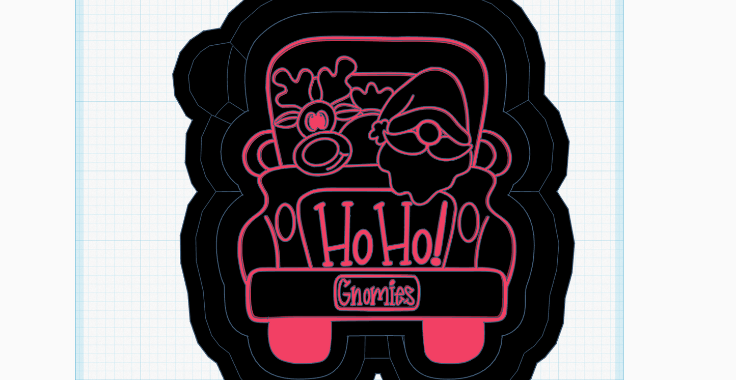 Ho Ho Tailgate Silicone Mold