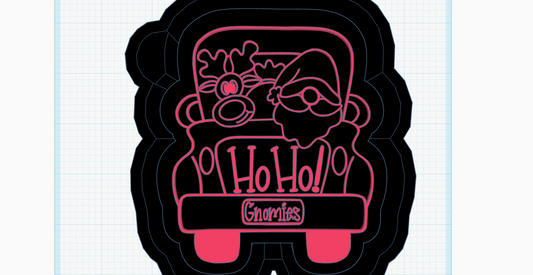 Ho Ho Tailgate Silicone Mold