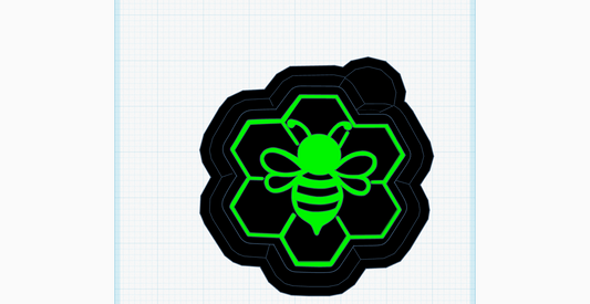 Honeycomb Bee Silicone Mold