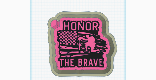 Honor the Brave Silicone Mold