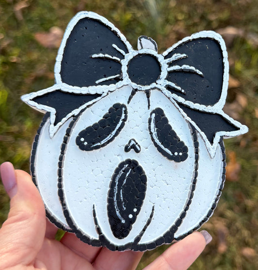 Ghost Pumpkin Face Silicone Mold