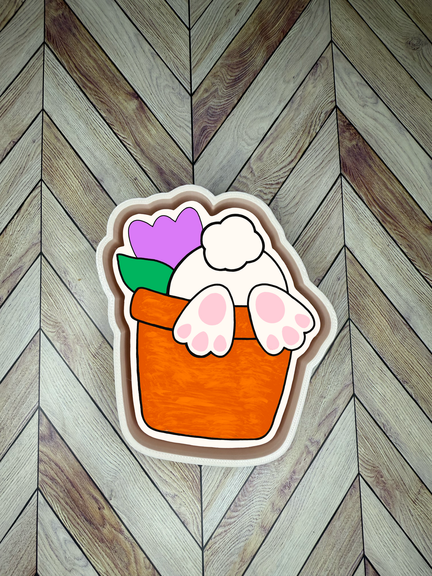 Bunny in Flower Pot