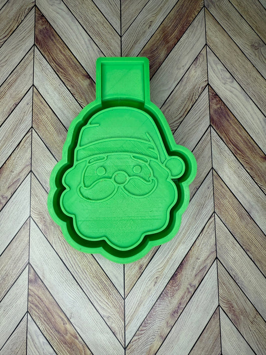 Santa Face with Hat Silicone Mold