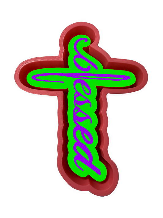 Blessed Cross Silicone Mold