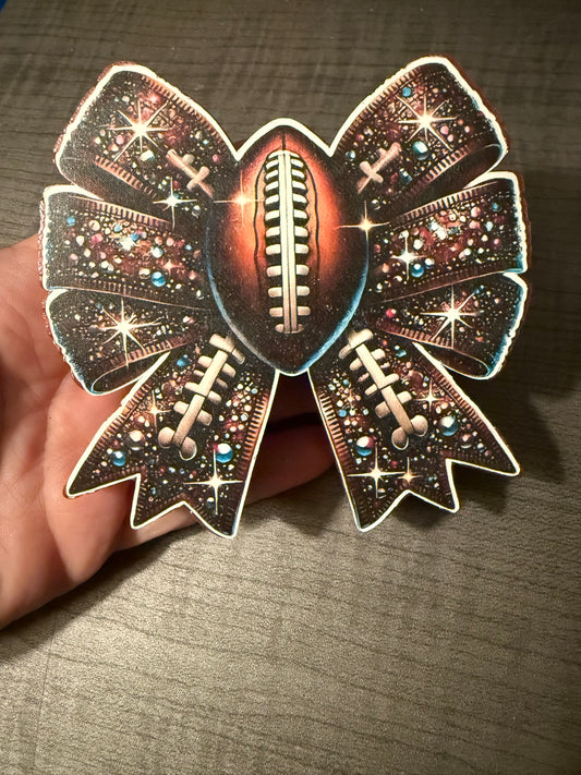 Sparkly Football Cardstock with Silicone Mold