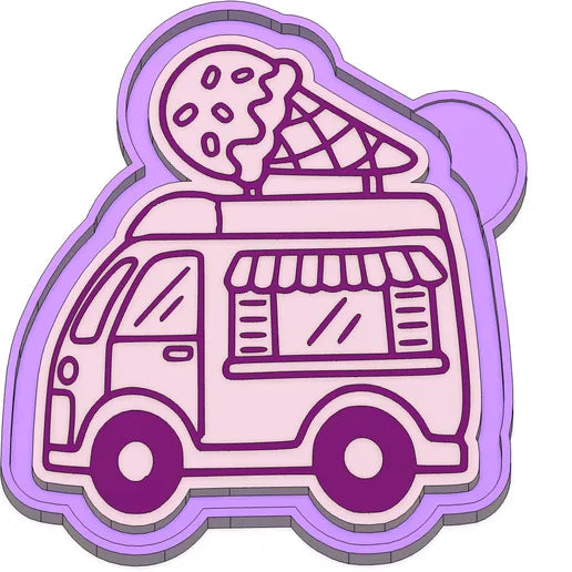 Ice cream Truck Silicone Mold