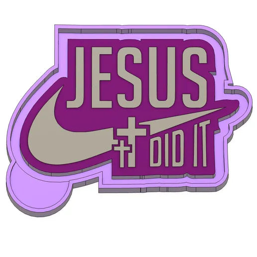 Jesus Did It Silicone Mold