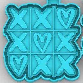 Love Tic Tac Toe Silicone Mold