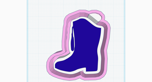 Majorette Boot Silicone Mold