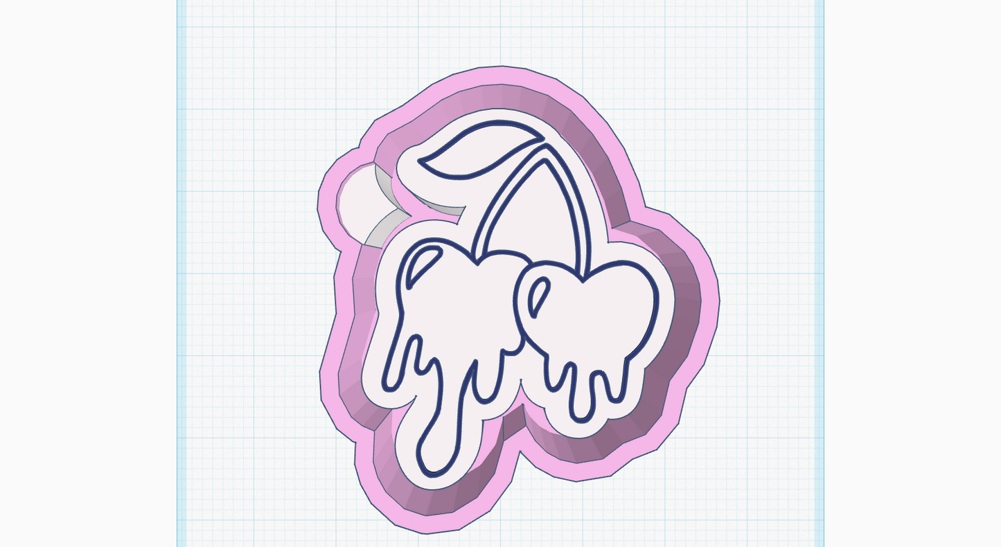 Melting Cherries Silicone Mold