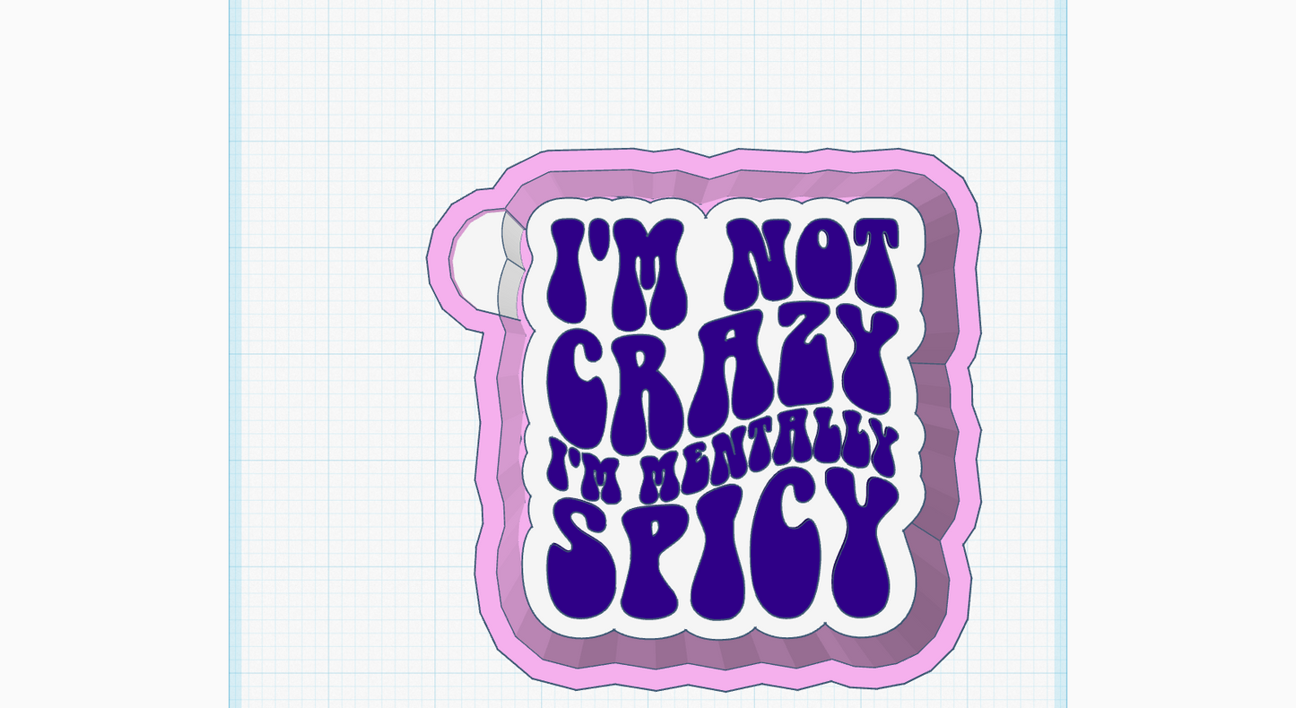 Mentally Spicy Silicone Mold