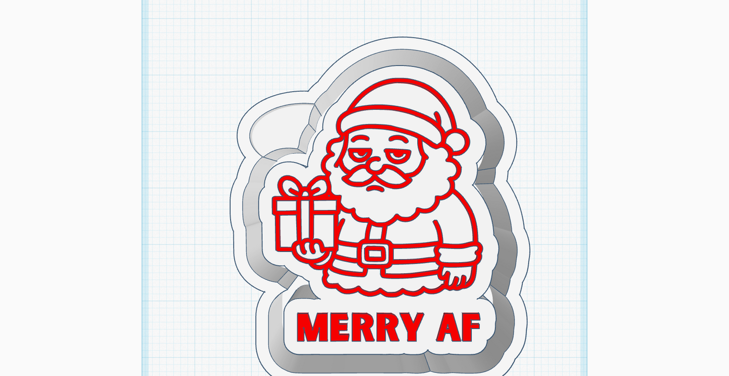 Merry AF Silicone Mold
