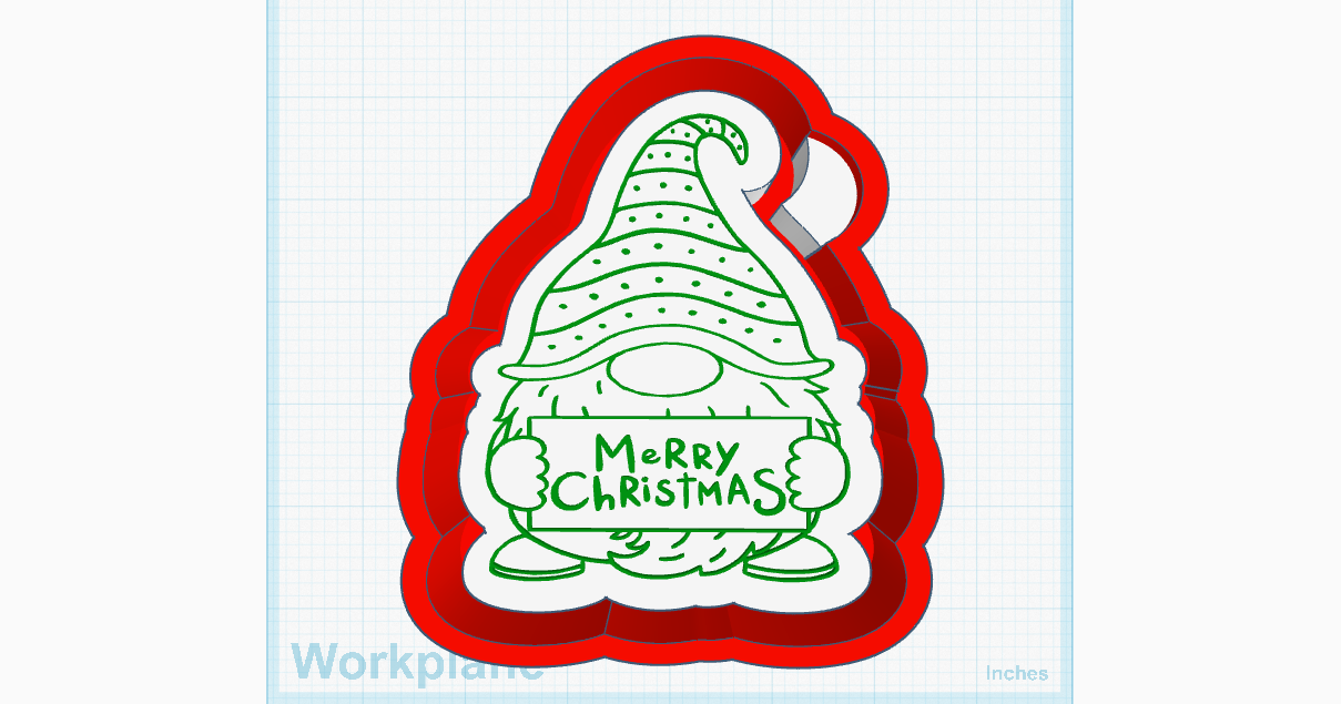 Merry Gnome Silicone Mold