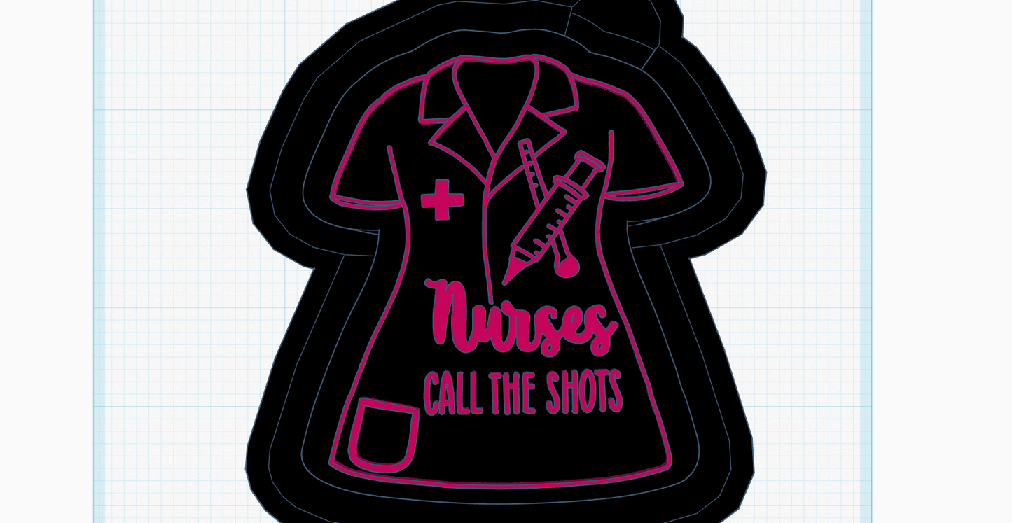 Nurses Call the Shots Silicone Mold