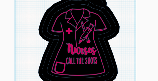 Nurses Call the Shots Silicone Mold