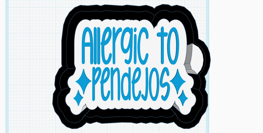 Allergic to Pendejos Silicone Mold