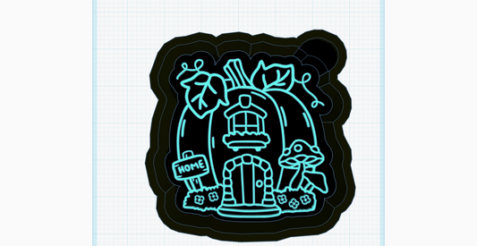Punkin' House Silicone Mold